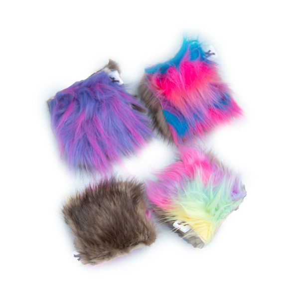 Doggie-Zen Knitrepute med bever- og fuskepels